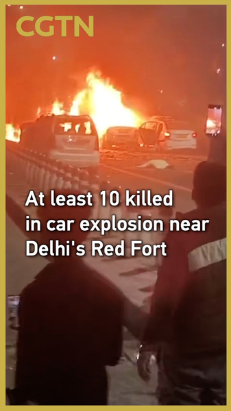 10 Dead in Delhi Car Blast Near Red Fort 🚨 video poster