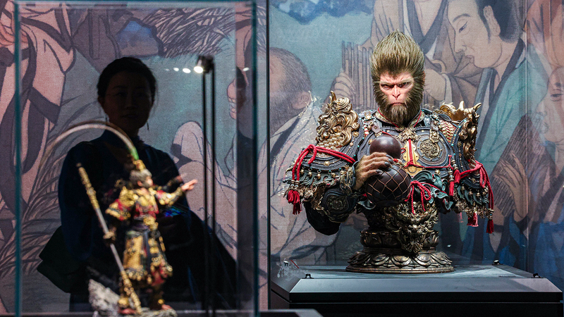 🎮🏯 Black Myth: Wukong Meets Ancient Shanxi Architecture in New Exhibit!