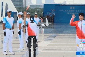 🤖 Kuavo Robot Lights Up China’s National Games Torch Relay 🌟