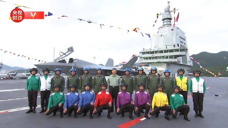 PNVWHMWM380QXV0N3E3O - 🌍NewspaperAmigo – Your Global News Buddy 🗞️ Xi Inspects China's Cutting-Edge Fujian Aircraft Carrier 🚢⚡ video poster