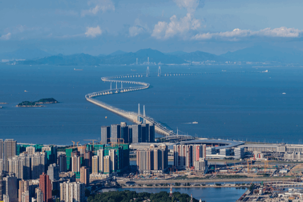 HK-Zhuhai-Macao Bridge Boosts Greater Bay Area Unity at 15th National Games 🚴♂️🌉 video poster