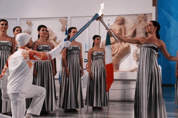 🔥 2026 Winter Olympics Flame Lit in Ancient Olympia! 🏛️