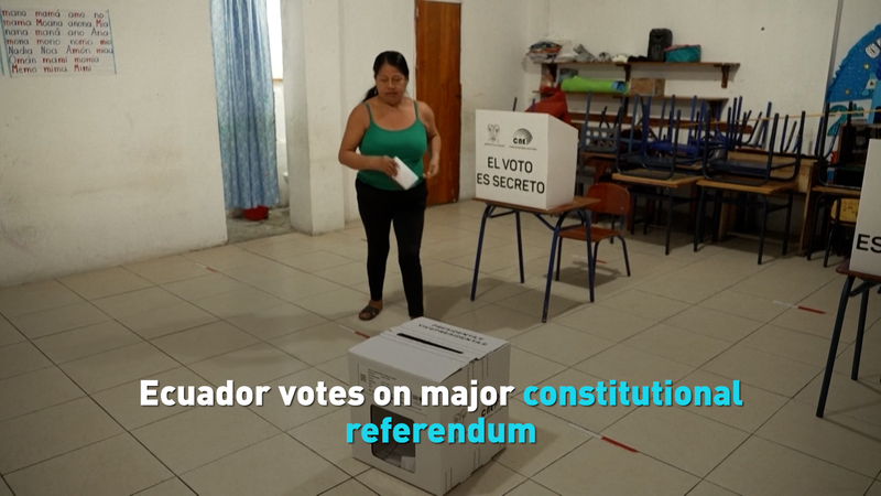 Ecuador Votes Today: Constitutional Referendum Could Reshape Nation 🌍✉️ video poster