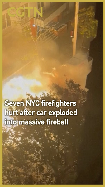 NYC Firefighters Injured in Bronx Car Explosion 🔥🚒 video poster