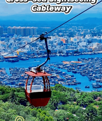 Soar Over Hainan: China's First Cross-Sea Cable Car Thrills Riders 🚡🌊 video poster