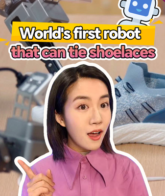 China Unveils World's First Shoelace-Tying Robot 🤖👟 video poster