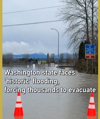 Washington State Battles 'Historic' Floods as Thousands Evacuate 🌧️🚨 video poster