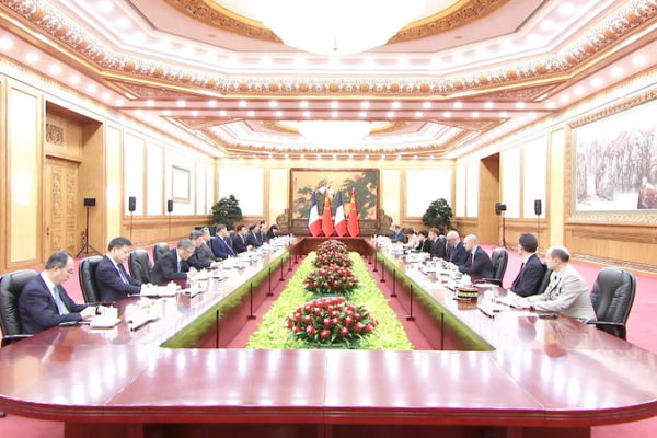 Xi, Macron Vow to Lead Global Unity in Beijing Talks 🌍🤝 video poster