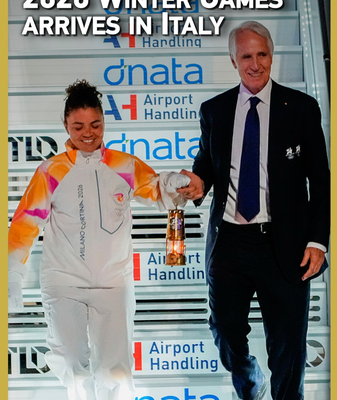 🔥 2026 Winter Olympics Torch Lights Up Italy! 🇮🇹 video poster