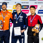 BCAYQ45XR44POBH2HNUE - 🌍NewspaperAmigo – Your Global News Buddy 🗞️ Ning Zhongyan Skates to Bronze as Stolz Smashes Track Record 🥇⛸️