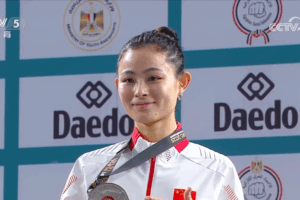 Gong Li Strikes Silver at WKF World Championships 🥈