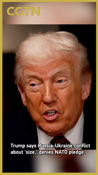 DJB3AVV8UQWCA5N27DQE - 🌍NewspaperAmigo – Your Global News Buddy 🗞️ Trump: Russia's 'Size' Key in Ukraine Conflict, Questions NATO Claims 🗣️🌍 video poster