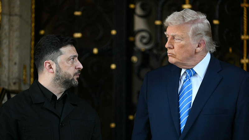 Trump & Zelenskyy Hold Closed-Door Talks at Mar-a-Lago 🌍✌️