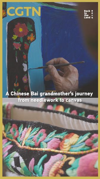Bai Grandma’s Art Journey: From Needlework to Masterpieces 🌸🎨 video poster