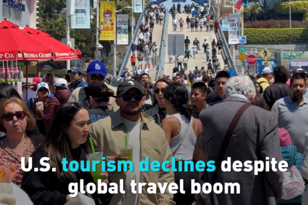 U.S. Tourism Slump Defies Global Travel Rebound in 2025 🌎✈️ video poster