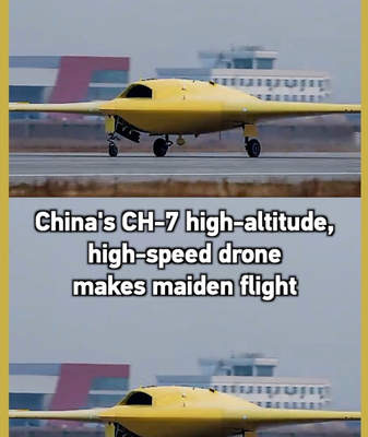 China's CH-7 Drone Soars in Historic Maiden Flight 🚀 video poster