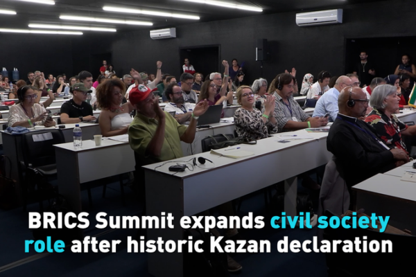 BRICS Summit Boosts Civil Society Role Post-Kazan Declaration 🌍✊ video poster