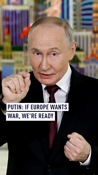 UAFKUE58YPOL5O4GVNWT - 🌍NewspaperAmigo – Your Global News Buddy 🗞️ Putin Warns Europe: 'We're Ready' Amid Rising Tensions 🌍⚡ video poster