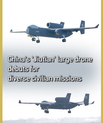 China's Jiutian Drone Takes Flight for Civilian Innovation 🚀 video poster