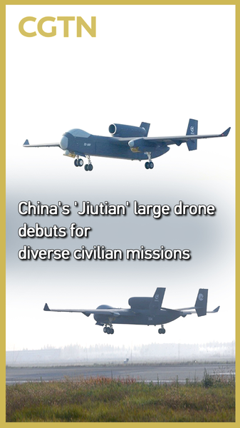 UN5GG12XQFSYYXV5K2RJ - 🌍NewspaperAmigo – Your Global News Buddy 🗞️ China's Jiutian Drone Takes Flight for Civilian Innovation 🚀 video poster