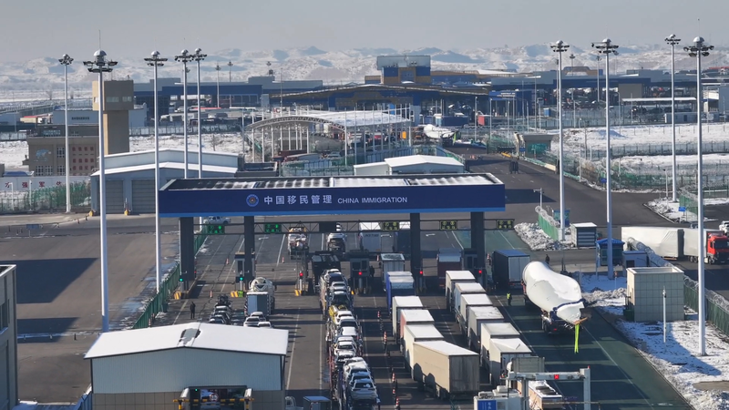 Xinjiang's Khorgas Port Smashes Cargo Records in 2025 🚚💨 video poster