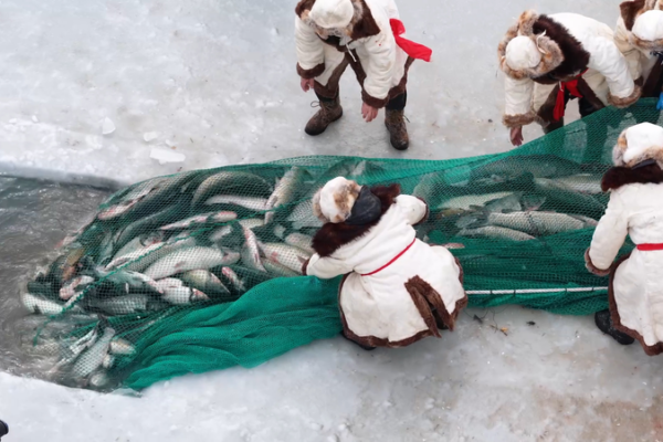 ❄️ Bosten Lake Winter Festival Blends Ice Fishing & Snowy Thrills video poster