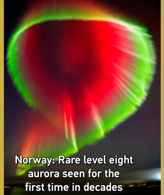 Norway’s Sky Dazzles With Rare Level 8 Aurora 🌌✨ video poster