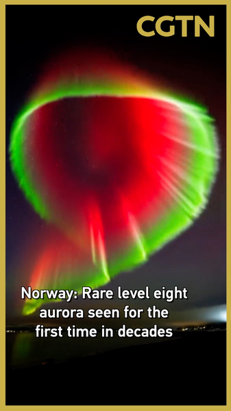 20XGRH4PWV4APHZR93XW - 🌍NewspaperAmigo – Your Global News Buddy 🗞️ Norway’s Sky Dazzles With Rare Level 8 Aurora 🌌✨ video poster