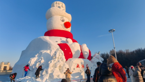 Harbin's Giant Snowman Steals the Show Ahead of 2026 Spring Festival Gala 🌨️✨ video poster