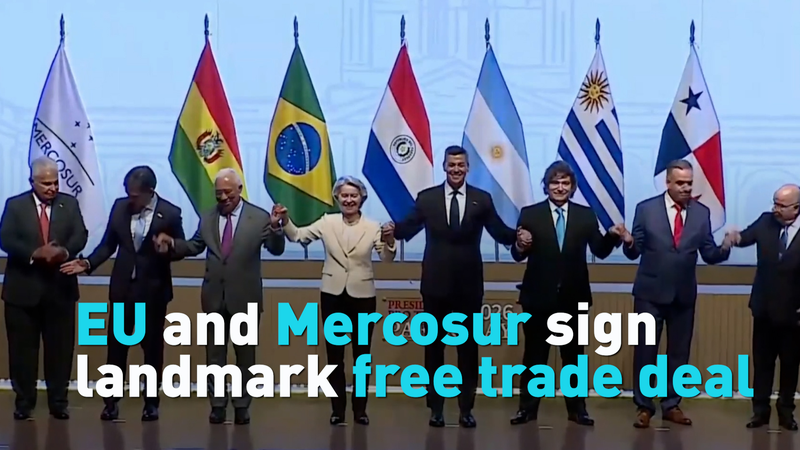 EU and Mercosur Seal Historic Trade Pact in 2026 🌍📈 video poster