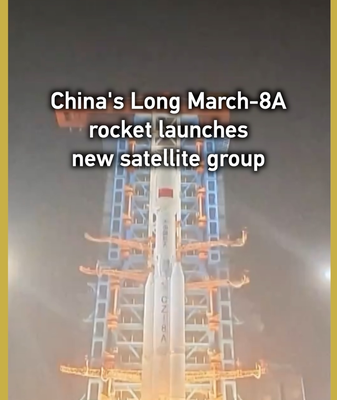China Launches Long March-8A Rocket with New Internet Satellites 🌍🚀 video poster