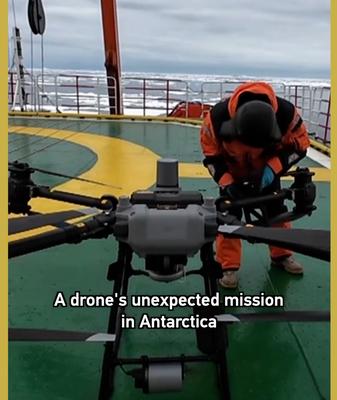 Antarctic Drone Saves Deep-Sea Science Mission 🚁❄️ video poster