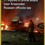 Drone Strike Near Krasnodar Injures 11, Russian Officials Report 🚨 video poster