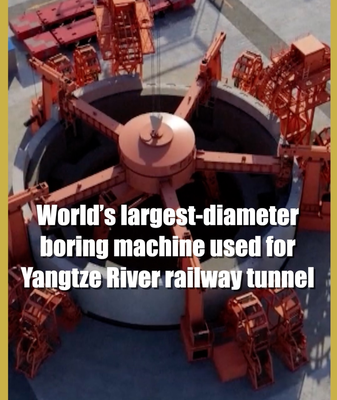 China's 'Qiming' Boring Machine Breaks Ground on Yangtze River Tunnel 🌏🚇 video poster
