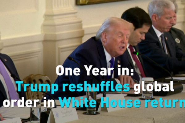 Trump's Global Shake-Up: Year One of Second Term 🌍⚡ video poster