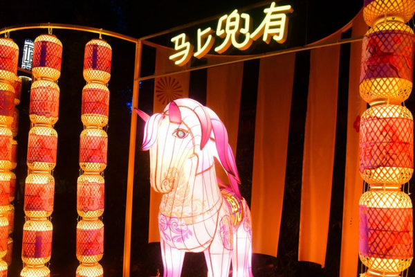 Hangzhou's Dadou Road Lights Up for 2026 New Year Celebrations 🐎✨