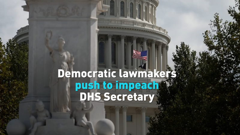 Dems Push to Impeach DHS Chief Over Immigration Crackdown 🌐⚖️ video poster