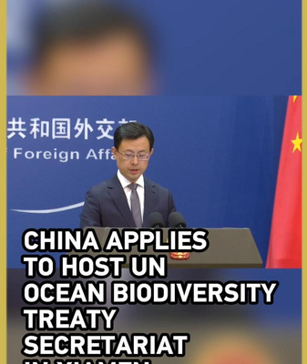 China Bids to Host UN Ocean Treaty Hub in Xiamen 🌊🇨🇳 video poster