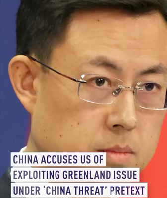 Beijing to U.S.: Drop the 'China Threat' Narrative on Greenland 🌏 video poster