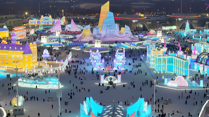 Harbin’s Ice & Snow World Breaks Records as Winter’s Hottest Spot ❄️🔥 video poster