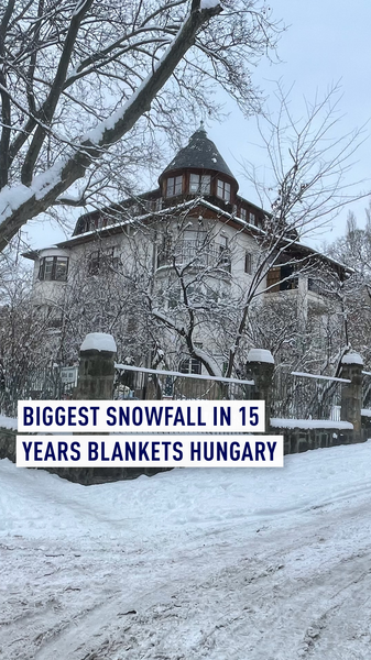 Hungary Snowbound: Heaviest Snowfall in 15 Years Paralyzes Nation ❄️ video poster