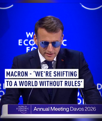 Macron Champions Global Respect Over 'Bullies' in Fiery Davos Speech 🕊️✊ video poster