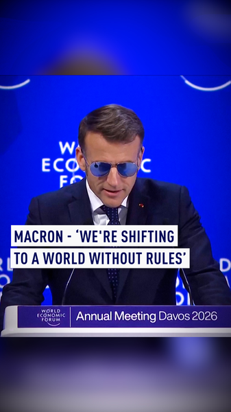 Macron Champions Global Respect Over 'Bullies' in Fiery Davos Speech 🕊️✊ video poster
