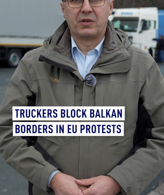 Balkan Truckers Block EU Borders in Digital Rule Protest 🚚✊ video poster