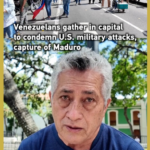 Venezuelans Rally in Caracas Against US Airstrikes, Back Maduro 🌍✊ video poster