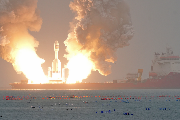 China's Offshore Liquid Rocket Platform Set for Historic Launch 🚀