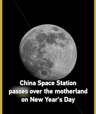 China Space Station Rings in 2026 with Celestial Flyover 🌠🇨🇳 video poster