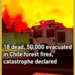 Chile Wildfires: 18 Dead, 50K Evacuated as Catastrophe Declared 🌲🔥 video poster