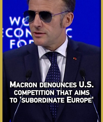 Macron Slams U.S. 'Competition' as Threat to Europe's Sovereignty 🌍⚡ video poster