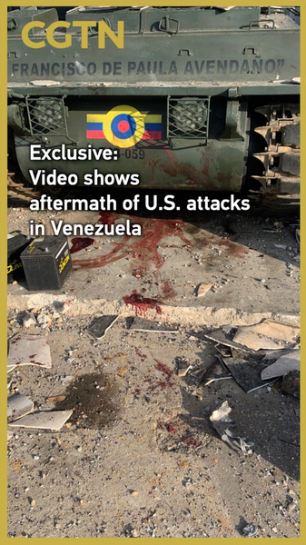 RYFV52IIPQ0F7JJHJ3FT - 🌍NewspaperAmigo – Your Global News Buddy 🗞️ Exclusive Footage Reveals U.S. Strikes Aftermath in Venezuela 🚨 video poster